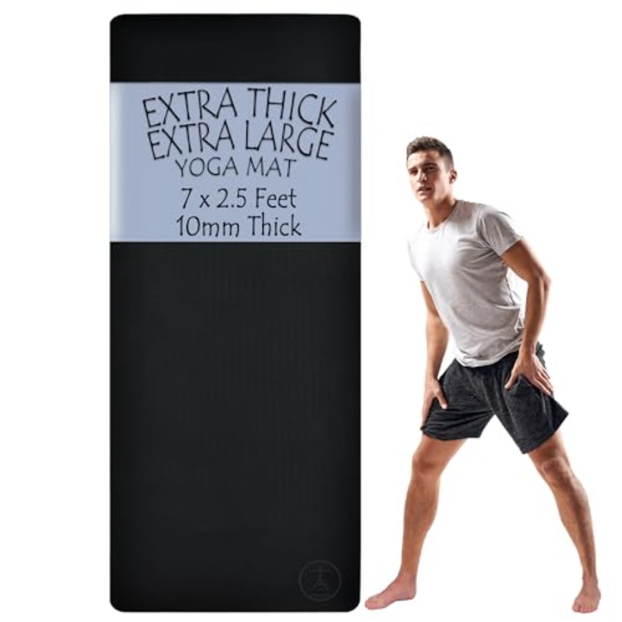 Pilates Yoga Joint - 홈트레이닝 요가 매트, 특대형 10mm TPE,