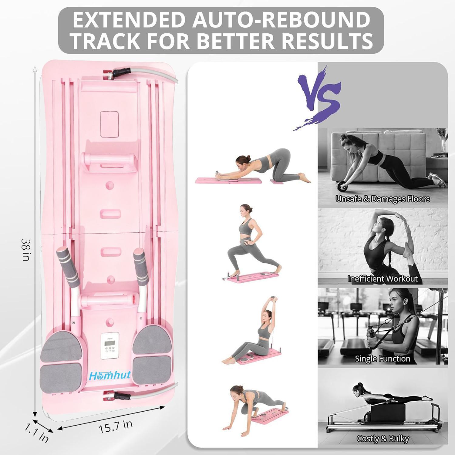 다기능 홈짐 피트니스 트레이너 보드, 저항 밴드 포함, - Home Pilates Yoga 리뷰 및 가격