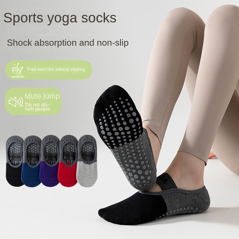 5쌍 크로스보더 전문 요가 양말, 면 스트랩 실리콘 미 - Yoga Pilates Yoga 리뷰 및 가격