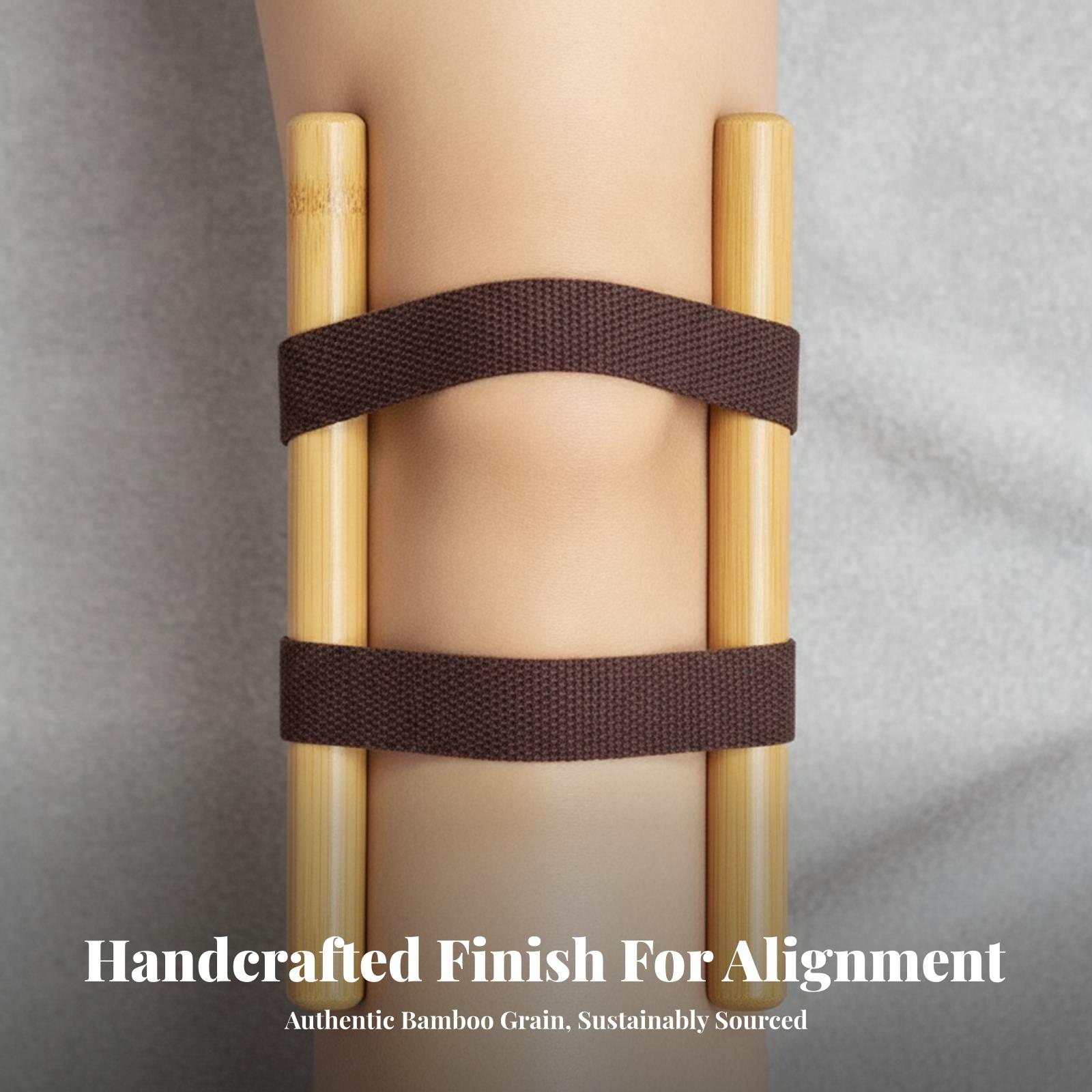 대나무 요가 무릎 치료봉 - 자세 교정, 균형 유지 및 - Pilates Yoga Joint 리뷰 및 가격