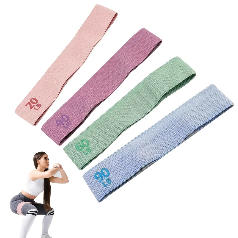 20-90LB 패브릭 탄성 밴드 피트니스 저항 밴드 요 - Pilates Yoga Joint 리뷰 및 가격