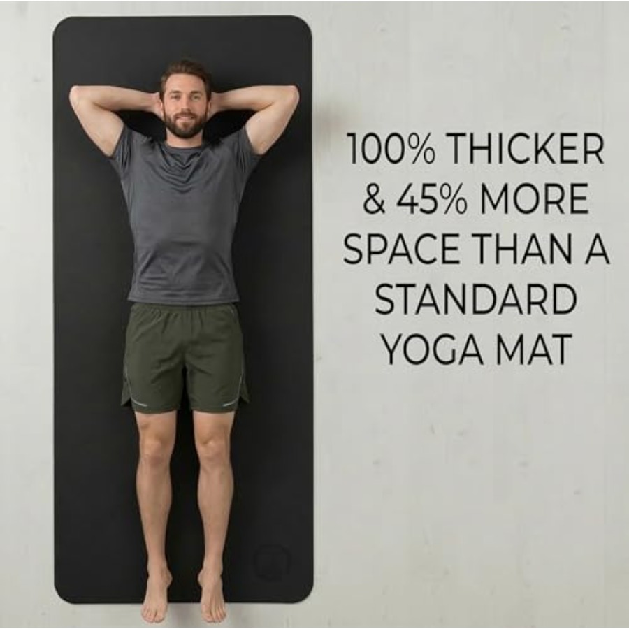 홈트레이닝 요가 매트, 특대형 10mm TPE, 블랙, - Pilates Yoga Joint 리뷰 및 가격